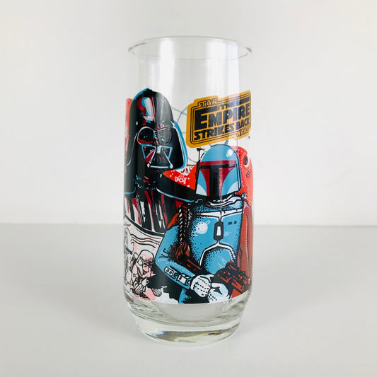 1980 Star Wars tumbler with Boba Fett and Darth Vader side by side on the front.