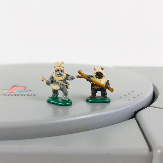 Miniature Star Wars Ewoks Figurines 1990s Galoob Micro Machines Series