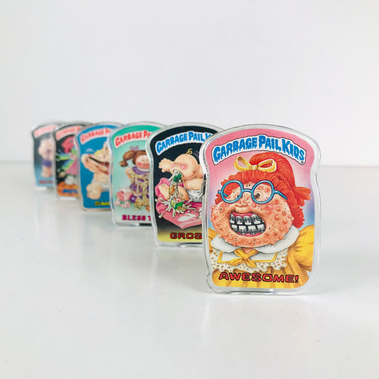 Garbage Pail Kids Pinback Buttons 1980s Topps Collectible GPK Pins