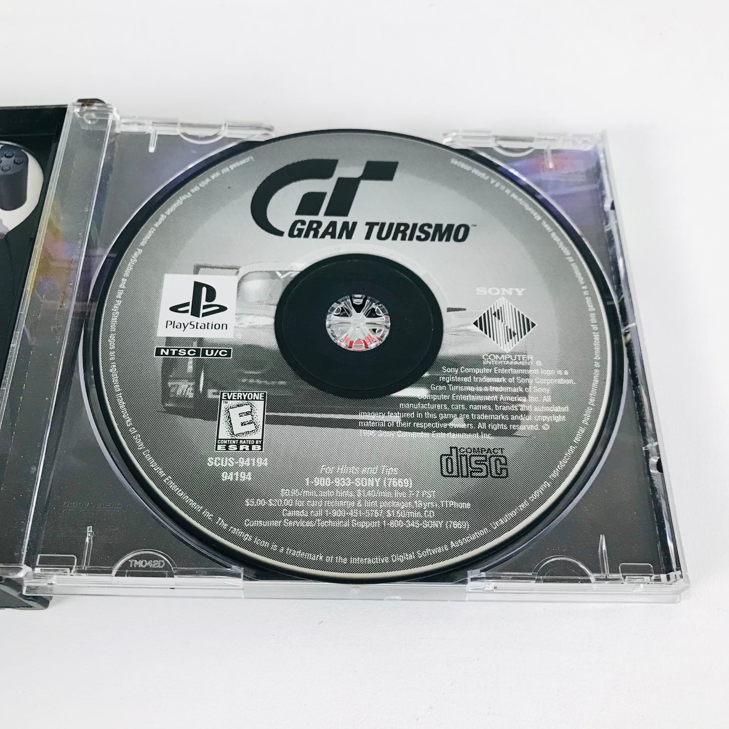 Gran Turismo Sony Playstation Video Game 1998 PS1 Greatest Hits Version