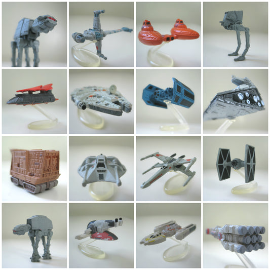 Star Wars Miniature Toy Models Choose Your Spaceship 1990s Galoob Micro Machines Series