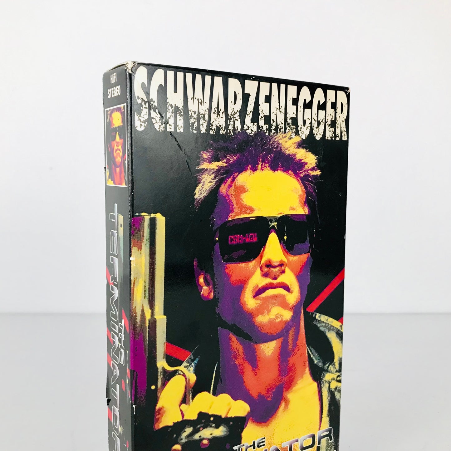 The Terminator VHS Tape 1984 Movie Starring Arnold Schwarzenneger