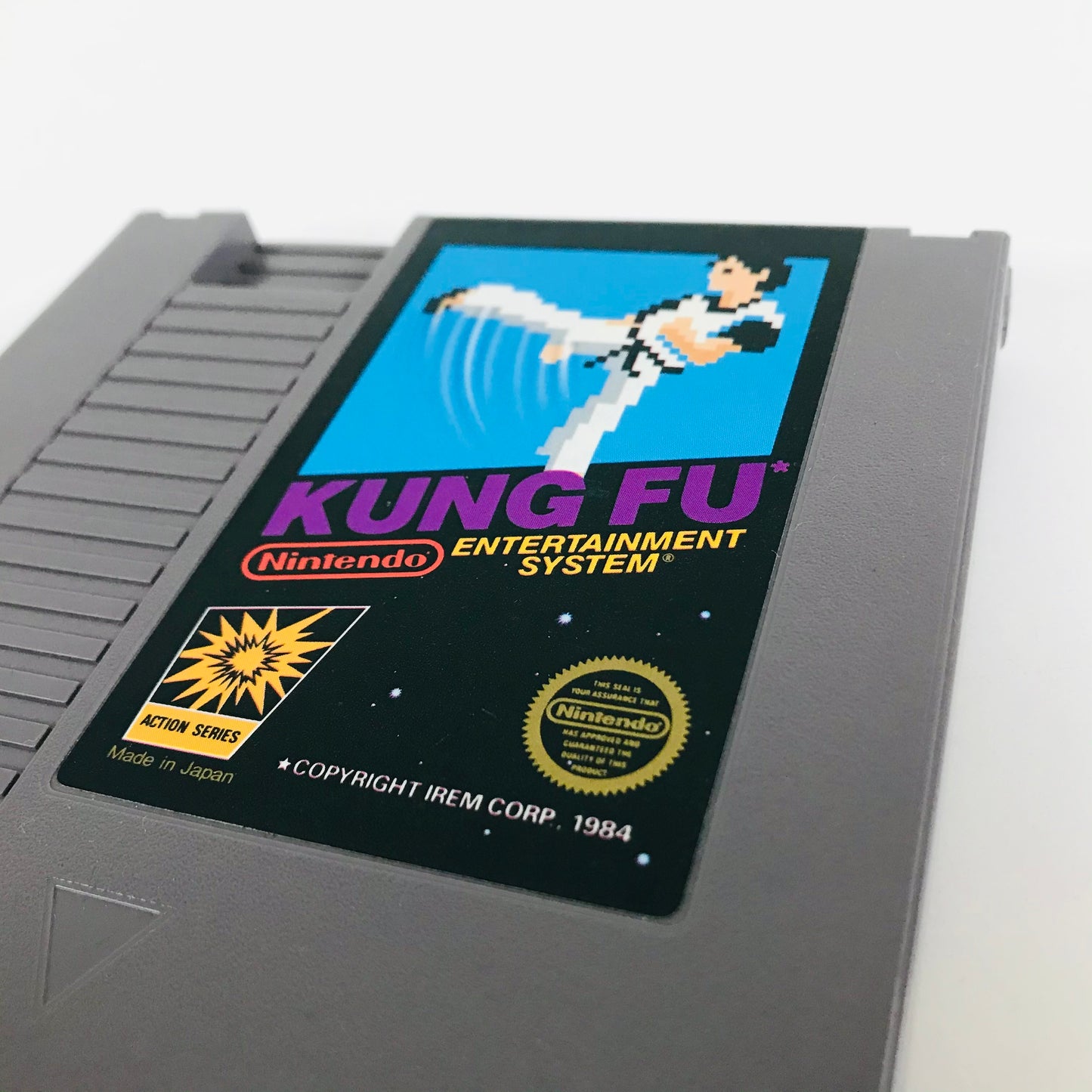 1985 Nintendo NES Kung Fu Karate Classic 1980s Video Game Cartridge Tested Works Great