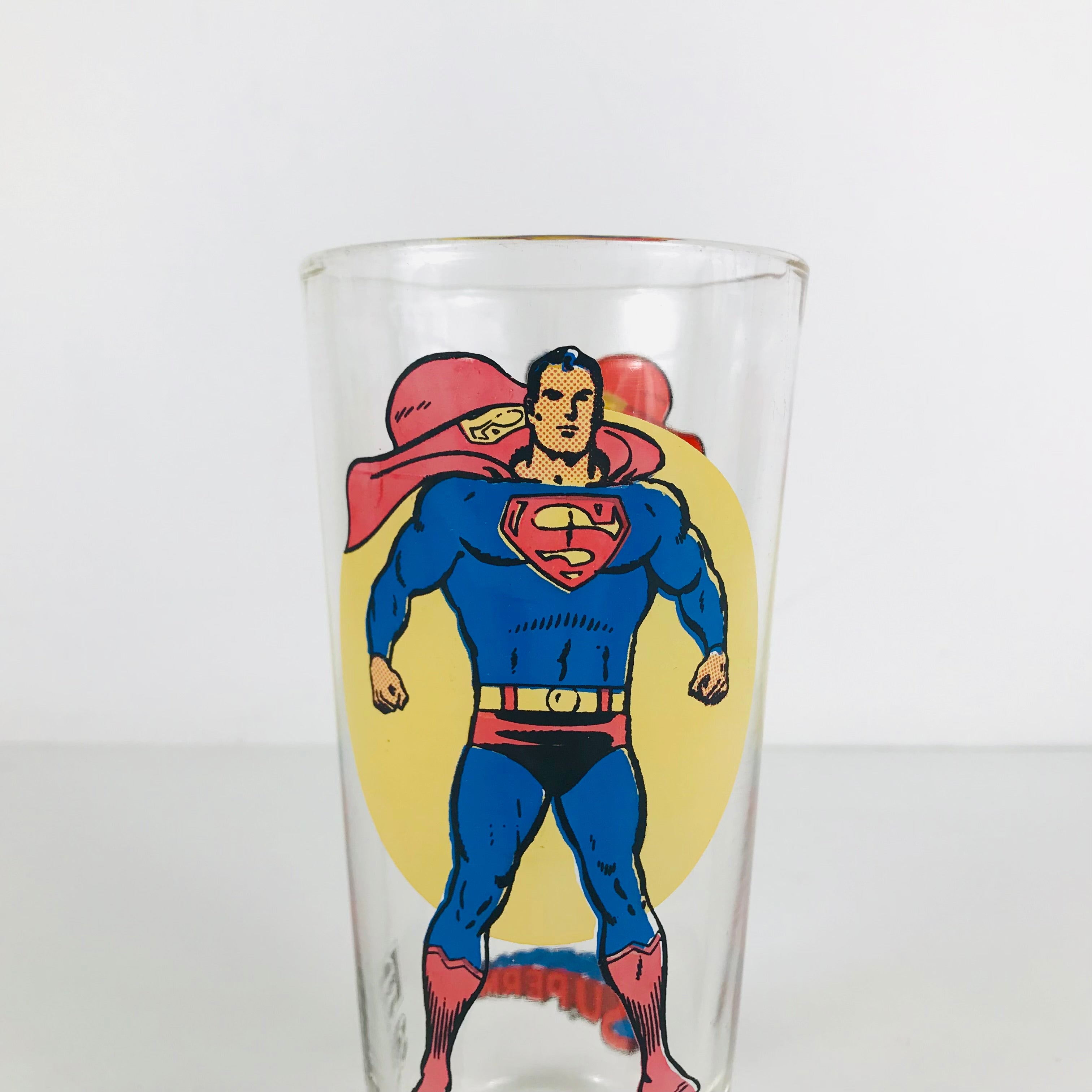 1976 Pepsi Super Series DC Comics Superman Collectible Glass