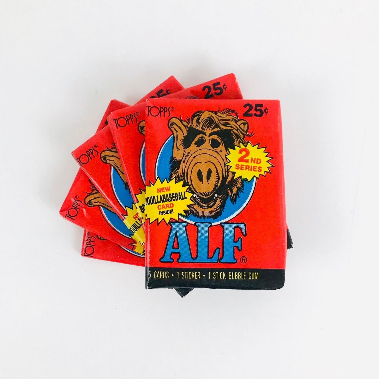 Alf 1980s TV Show Trading Cards 1987 NBC TV Show Wax Packs