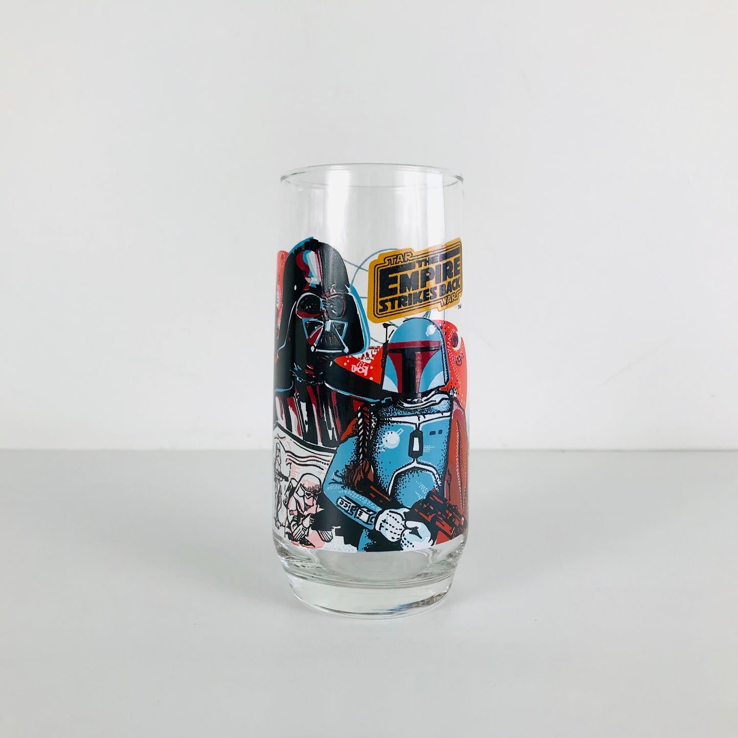 Star Wars Boba Fett Darth Vader 1980 Burger King Coca Cola Glass Tumbler