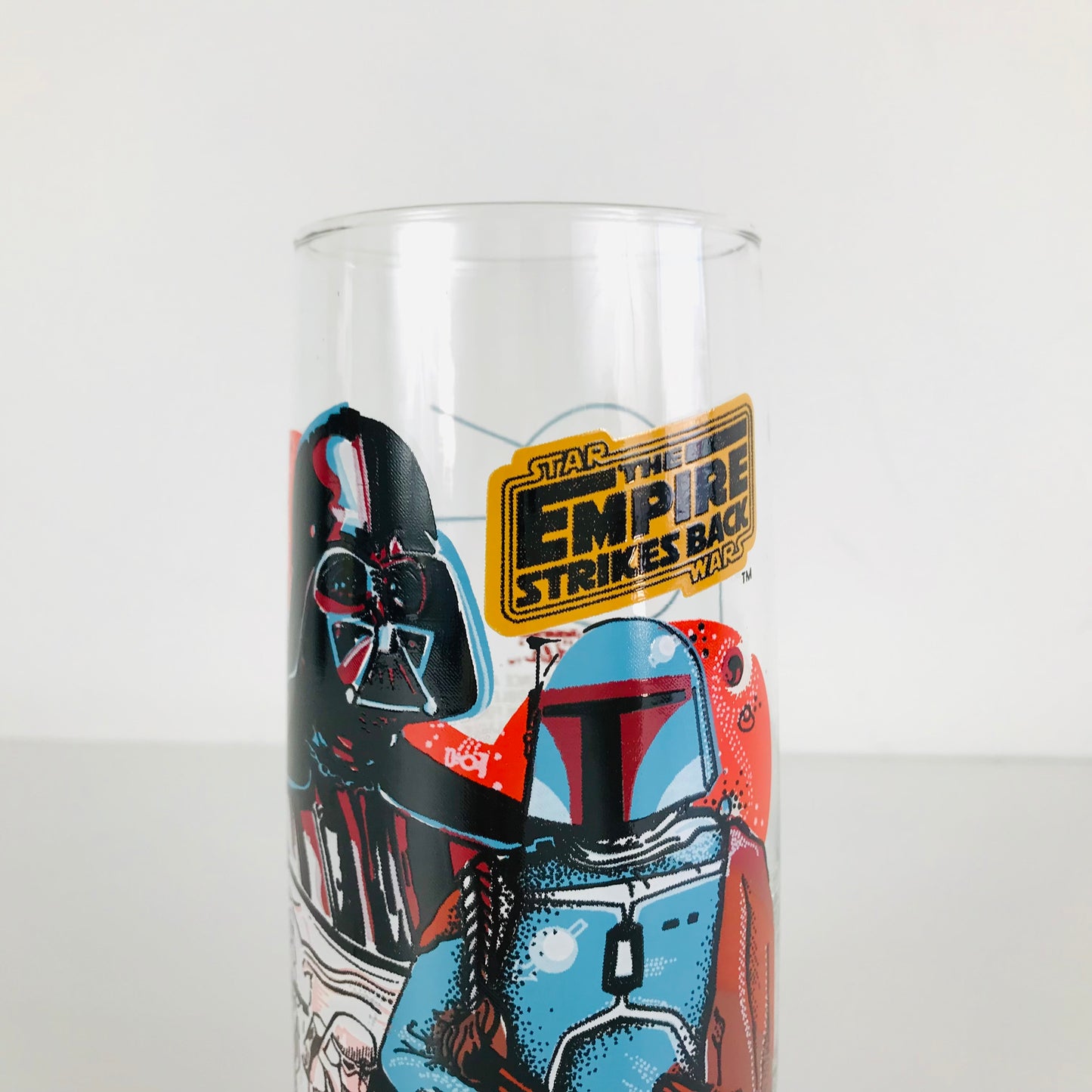 Star Wars Boba Fett Darth Vader 1980 Burger King Coca Cola Glass Tumbler