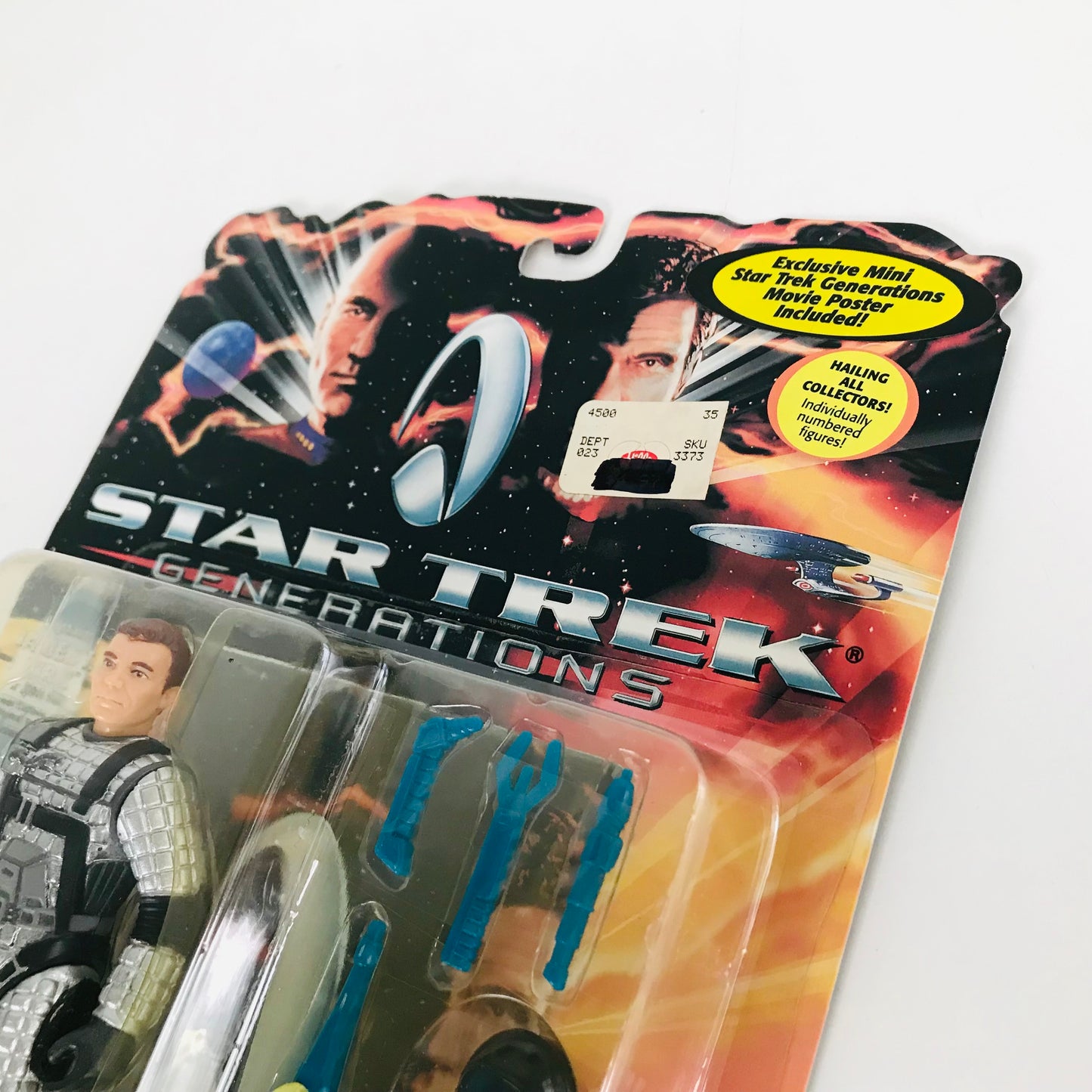 Star Trek 1994 Generations Movie Unopened Captain Kirk in Space Suit Action Figure