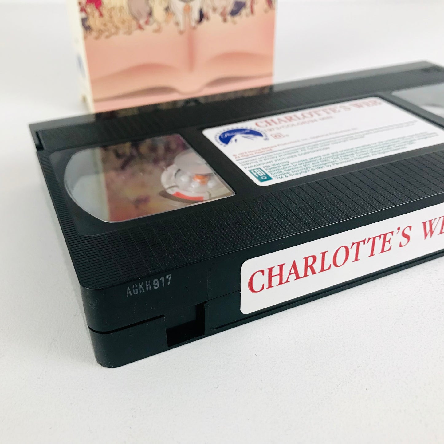 Original 1973 Charlotte's Web Animated Movie VHS Tape 1991 Release