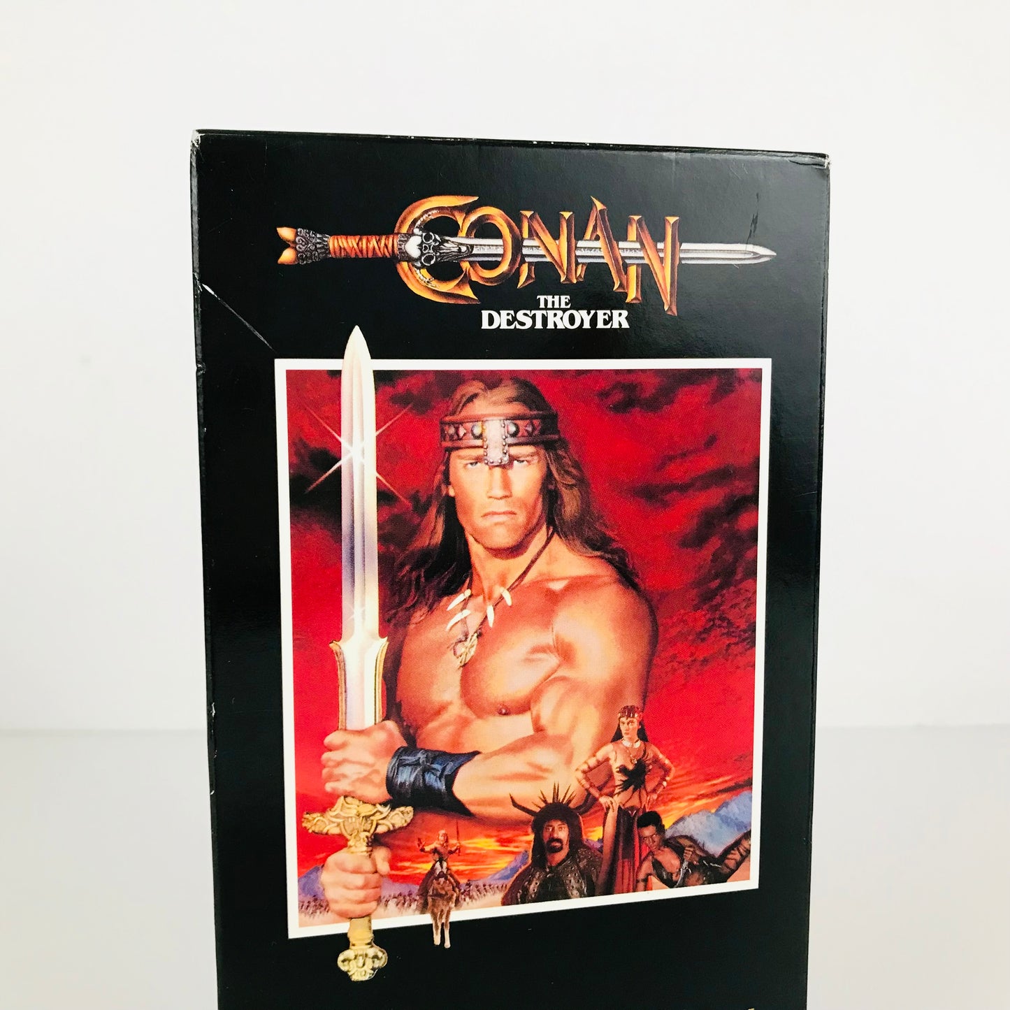 Conan The Destroyer 1984 Arnold Schwarzenegger Action Fantasy Movie VHS Tape