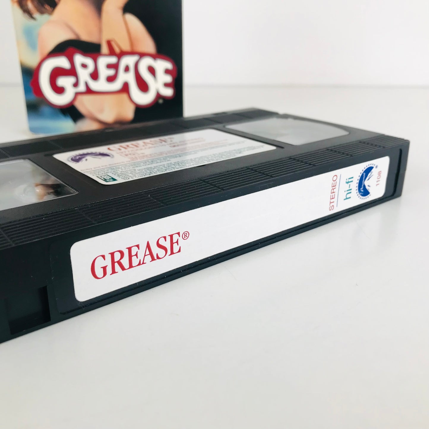 Original 1978 Grease Movie VHS Tape Olivia Newton John & John Travolta