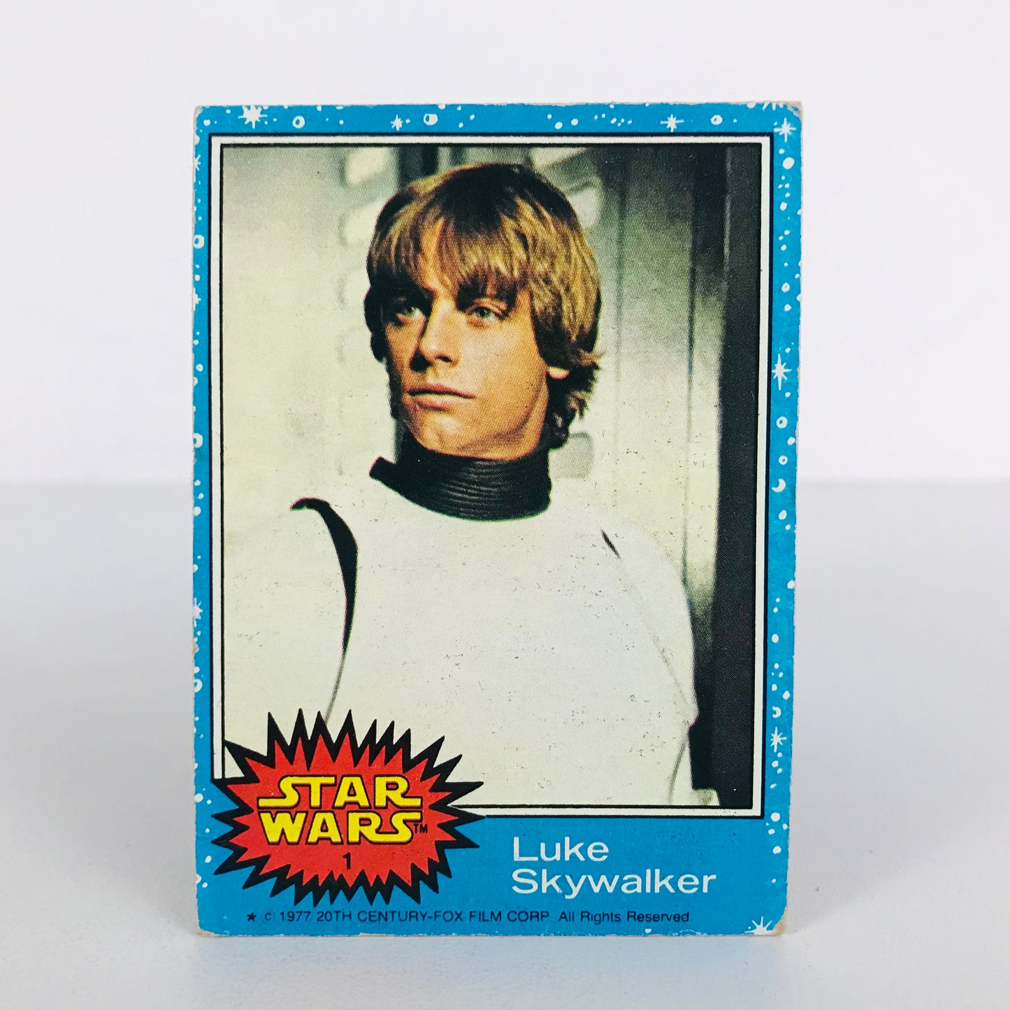 Original 1977 Topps Star Wars Luke Skywalker Stormtrooper Disguise Trading Card