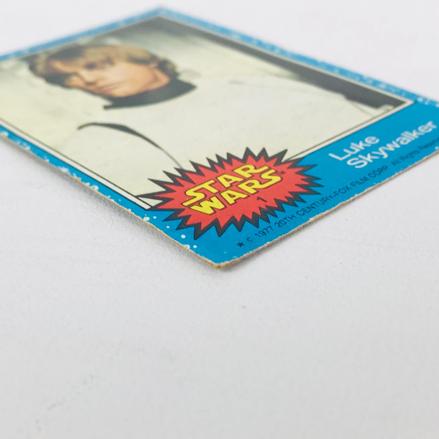 Original 1977 Topps Star Wars Luke Skywalker Stormtrooper Disguise Trading Card