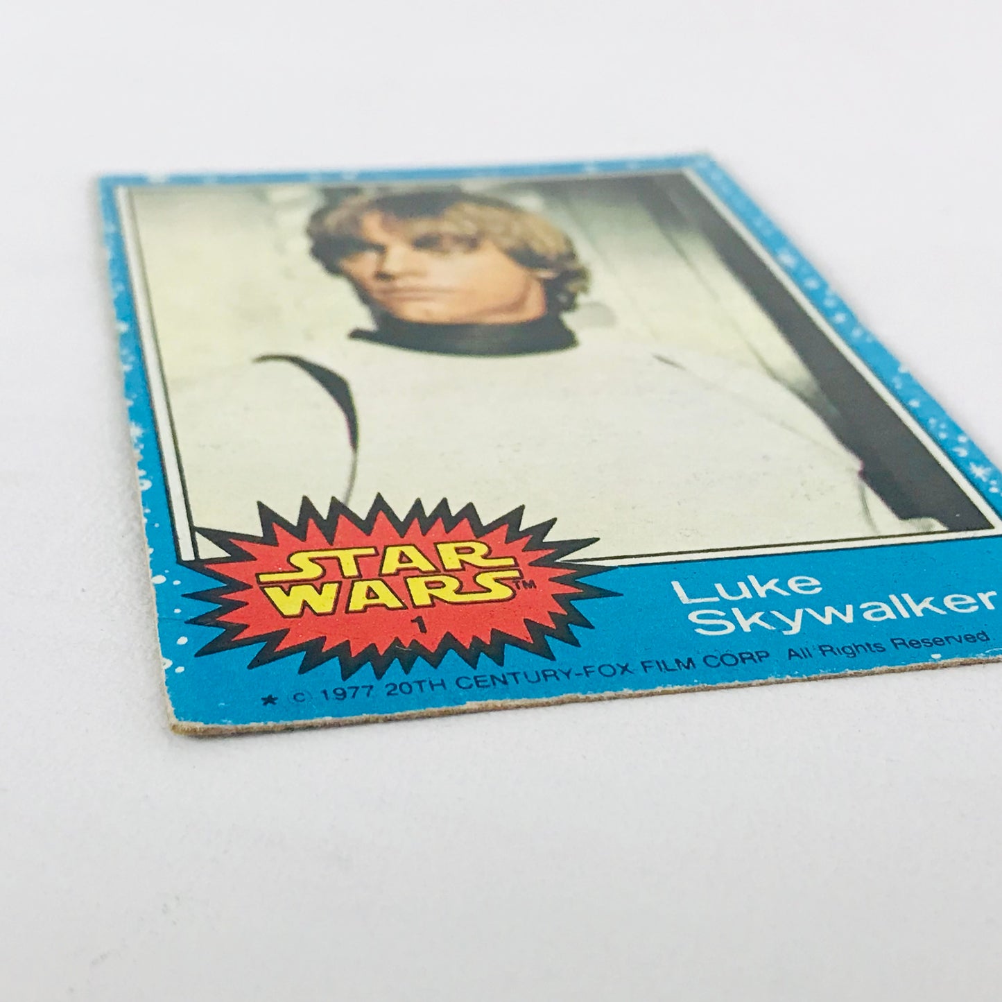 Original 1977 Topps Star Wars Luke Skywalker Stormtrooper Disguise Trading Card