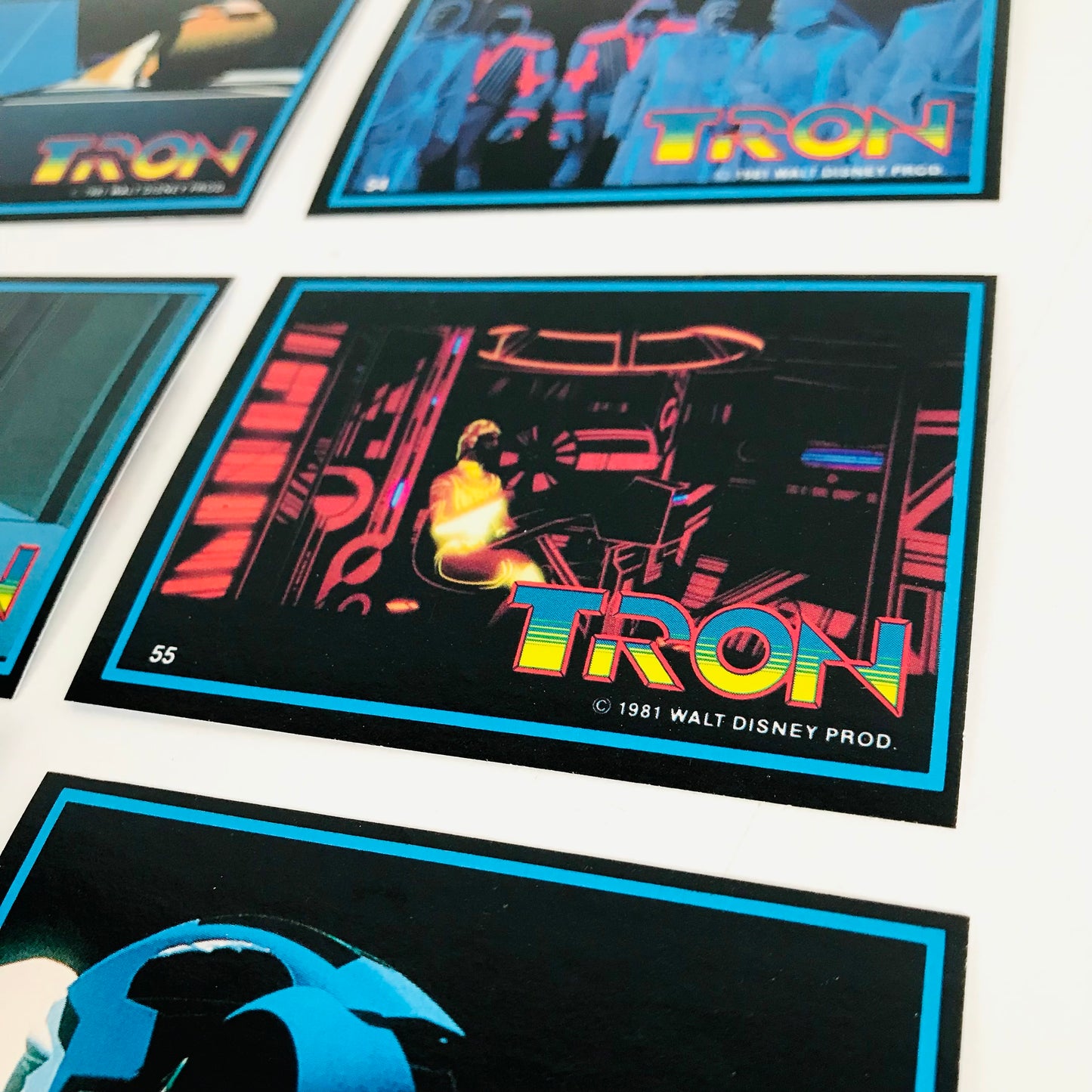 Walt Disney 1982 Tron Movie Trading Cards Unopened Wax Packs