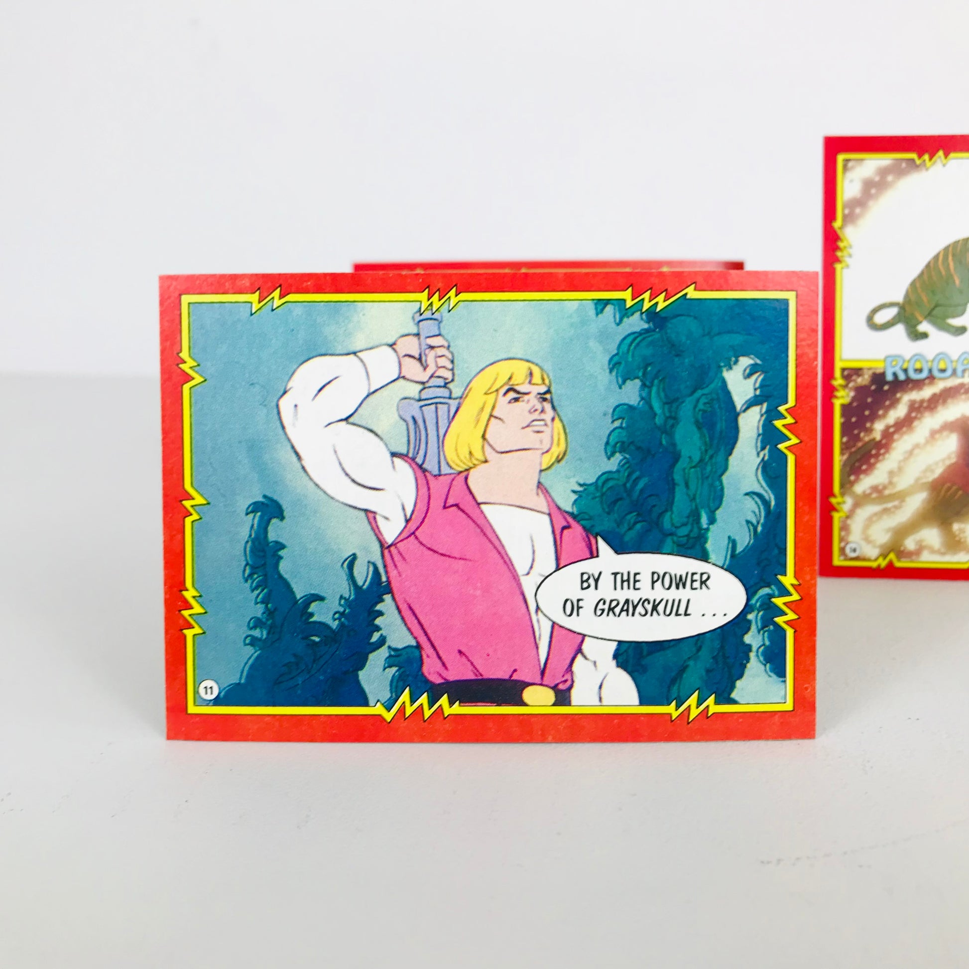 1984 Masters of the Universe He-Man Trading Cards Set I Have The Power –  Half Pint Salvage